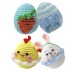 Handmade Crochet Bunny Easter Egg Chick Doll Toy Kit Set