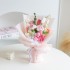 Valentine Pink Crochet Handmade Flower Bouquet